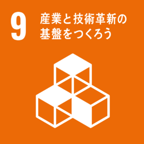 SDGsアイコン9 産業と技術革新の基盤をつくろう