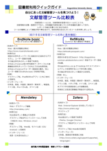 Reference Management Tools comparative chart